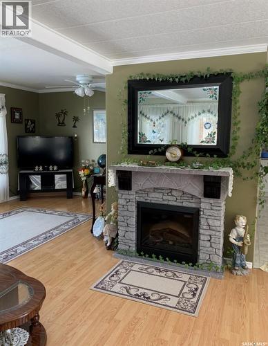 Millikin Acreage, Big River Rm No. 555, SK - Indoor Photo Showing Living Room With Fireplace