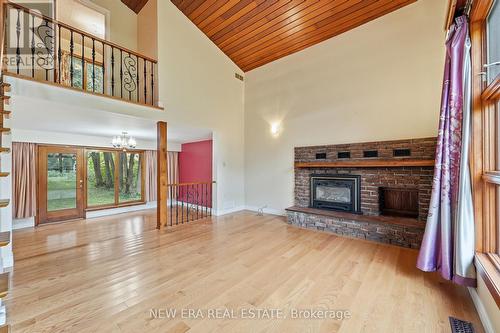508 Cliffview Road, Pickering, ON - Indoor Photo Showing Living Room With Fireplace