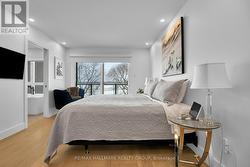 2nd floor - Primary bedroom / door to balcony - 