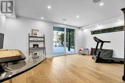 Lower level - Media room / door to patio - 