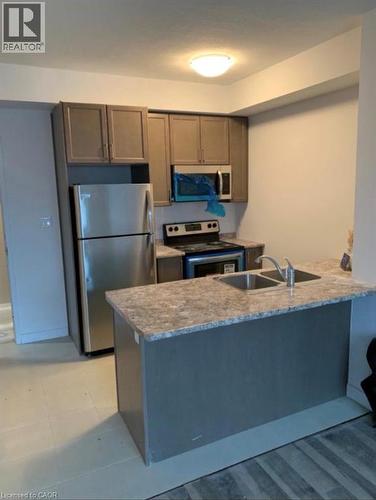 125 Shoreview Place Unit# 314, Hamilton, ON - Indoor Photo Showing Kitchen With Double Sink