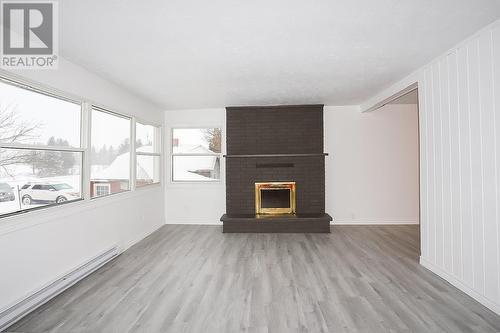 826 I Line Rd, Richards Landing, ON - Indoor Photo Showing Living Room With Fireplace