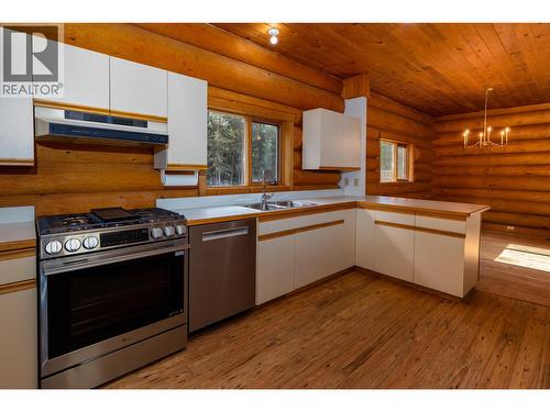 3902 Spring Creek Drive, Terrace, BC - Indoor Photo Showing Kitchen With Double Sink