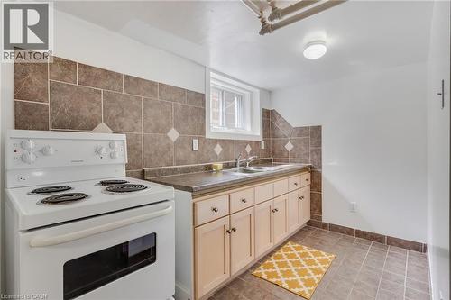 115 Filbert Street, Kitchener, ON - Indoor Photo Showing Kitchen With Double Sink