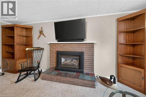 582 Woodview Road, Burlington, ON - Indoor Photo Showing Living Room With Fireplace