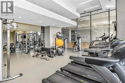 2081 Fairview Street Unit# 1003, Burlington, ON - Indoor Photo Showing Gym Room