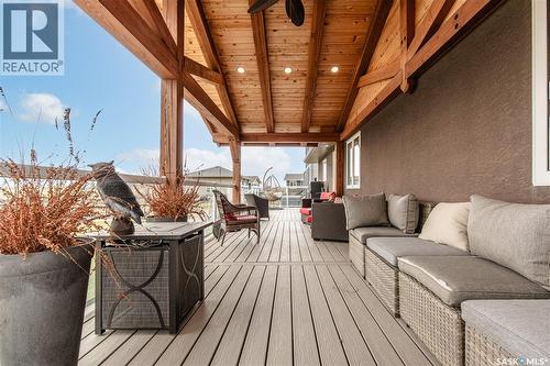 212 Iron Bridge Drive, Moose Jaw, SK - Outdoor With Deck Patio Veranda With Exterior
