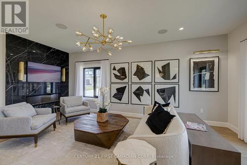 133 Basil Crescent, Middlesex Centre (Ilderton), ON - Indoor Photo Showing Living Room