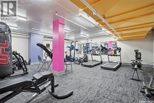 302 320 5Th Avenue N, Saskatoon, SK - Indoor Photo Showing Gym Room