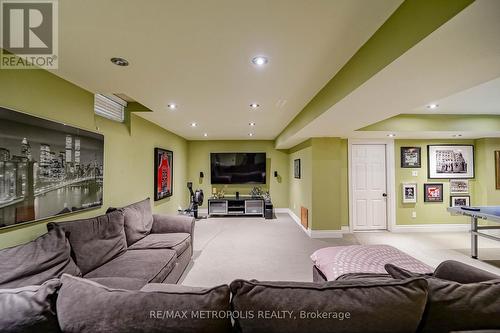 Basement family room - 4392 Grassland Crescent, Mississauga, ON - Indoor Photo Showing Living Room