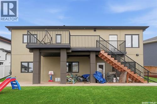 211 Burgess Bay, Saskatoon, SK - Outdoor With Deck Patio Veranda