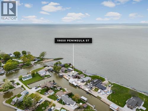 19050 Peninsula Street, Lakeshore, ON - Outdoor With Body Of Water With View