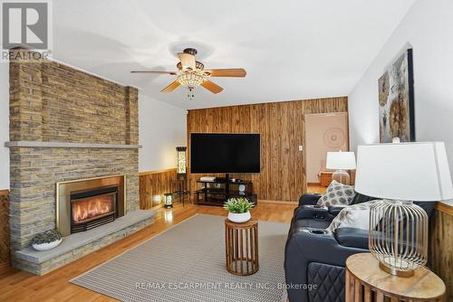 2127 Larabee Court, Burlington, ON - Indoor Photo Showing Living Room With Fireplace
