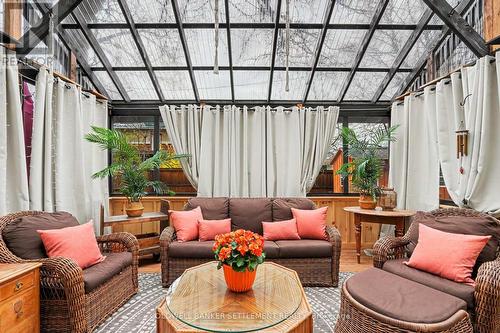 Gorgeous screened sunroom escape. - 1 Burchell Boulevard, Perth, ON - Indoor Photo Showing Living Room