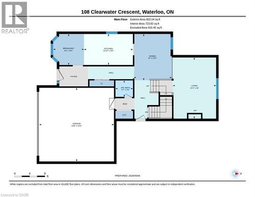 Floor plan - 108 Clearwater Crescent, Waterloo, ON - Other