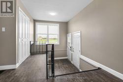 Side entrance and interior garage entrance - 
