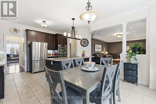 Built in Stainless Steel Appliances with Wall Oven - 555 Kingsfield Loop, Oshawa, ON - Indoor Photo Showing Dining Room