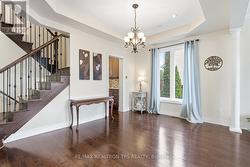 Dining Room with Coffered Ceilings - 