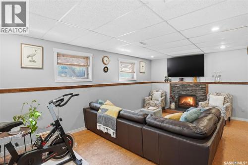 606 Hogg Crescent, Saskatoon, SK - Indoor With Fireplace