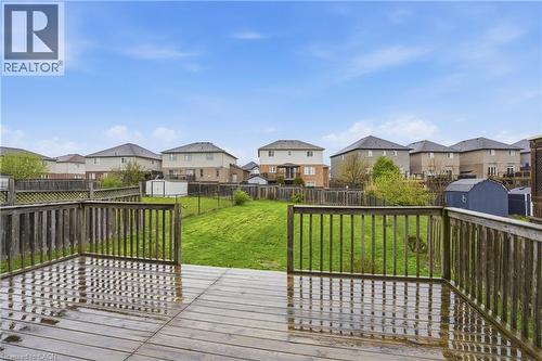 156 Provident Way, Hamilton, ON - Outdoor With Deck Patio Veranda With Backyard With Exterior