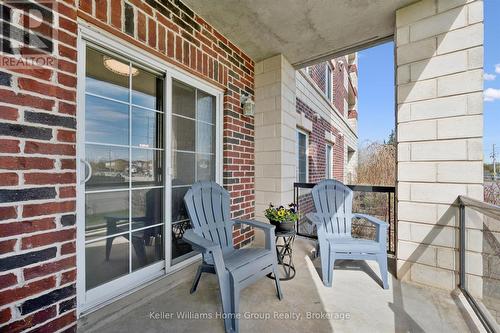 114 - 308 Watson Parkway N, Guelph (Grange Road), ON - Outdoor With Deck Patio Veranda