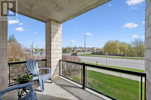 114 - 308 Watson Parkway N, Guelph (Grange Road), ON - Outdoor With Balcony With Exterior