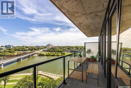 1104 490 2Nd Avenue S, Saskatoon, SK - Outdoor With Body Of Water With Balcony With View With Exterior