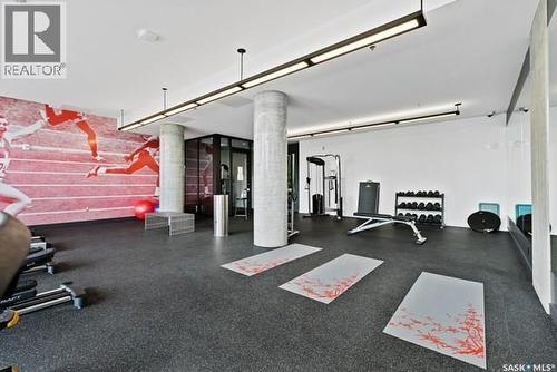 1104 490 2Nd Avenue S, Saskatoon, SK -  Photo Showing Gym Room