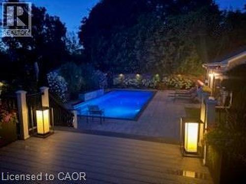 735 George Street, Burlington, ON - Outdoor With In Ground Pool