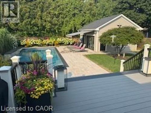 735 George Street, Burlington, ON - Outdoor With In Ground Pool
