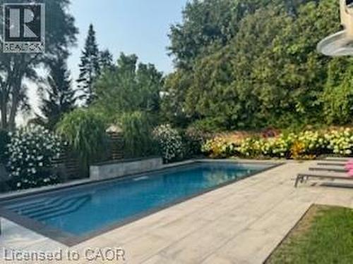 735 George Street, Burlington, ON - Outdoor With In Ground Pool