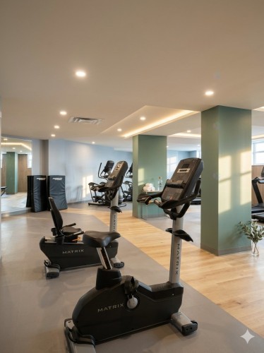 Exercise Room - 511-5250 Boul. Henri-Bourassa O., Montréal (Saint-Laurent), QC - Indoor Photo Showing Gym Room