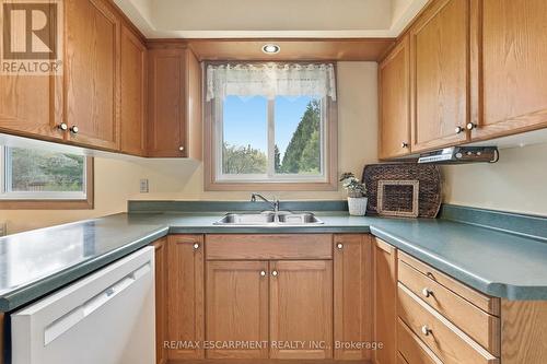 175 Concession 5 E, Hamilton, ON - Indoor Photo Showing Kitchen With Double Sink
