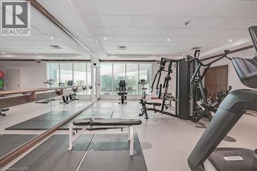 1901 Pilgrims Way Unit# 706, Oakville, ON - Indoor Photo Showing Gym Room