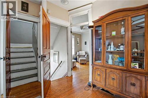 2nd Floor with a visible staircase and an open doorway leading to third level - 30 Hohner Avenue, Kitchener, ON - Indoor Photo Showing Other Room
