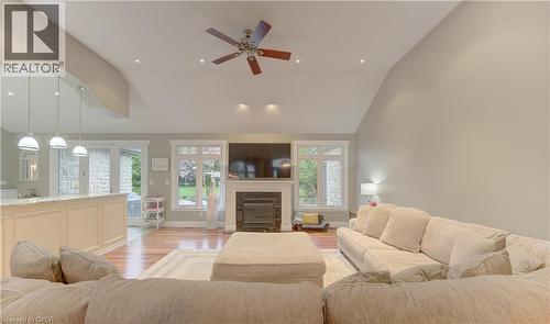 118 Old Mill Road, Cambridge, ON - Indoor Photo Showing Living Room With Fireplace