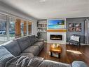 109 Noonan Drive, Brandon, MB  - Indoor Photo Showing Living Room With Fireplace 