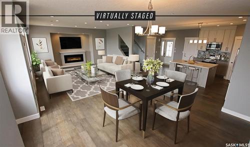 637 Douglas Drive, Swift Current, SK - Indoor With Fireplace