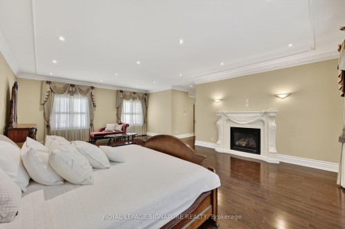 26 Alai Circle, Markham, ON - Indoor Photo Showing Bedroom With Fireplace