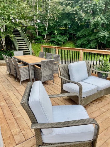 Terrasse - 1960 Rue Du Skieur, Sainte-Adèle, QC - Outdoor With Deck Patio Veranda With Exterior