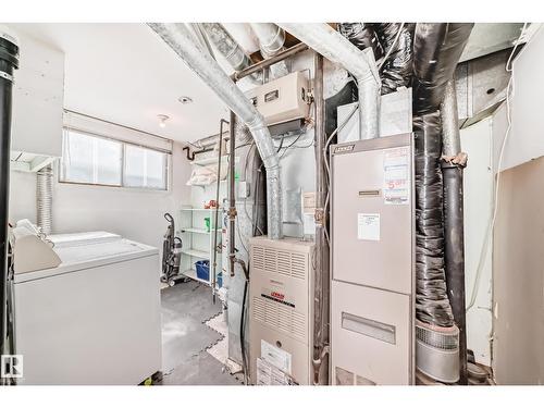 12825 102 St Nw, Edmonton, AB - Indoor Photo Showing Basement