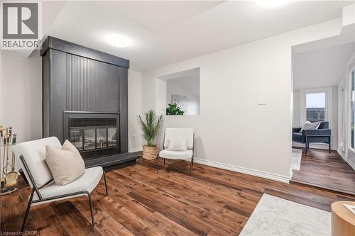 694 Mullin Way, Burlington, ON - Indoor Photo Showing Living Room With Fireplace