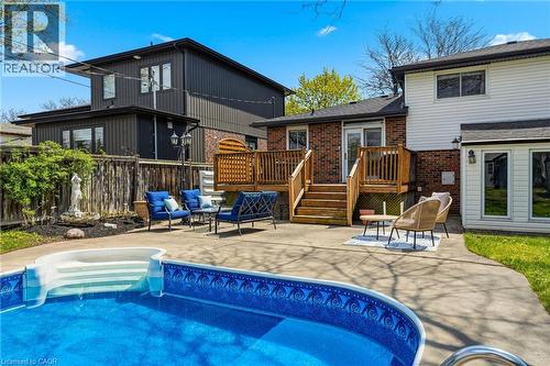 694 Mullin Way, Burlington, ON - Outdoor With In Ground Pool With Deck Patio Veranda