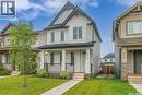 219 Newton Link, Saskatoon, SK  - Outdoor With Deck Patio Veranda With Facade 
