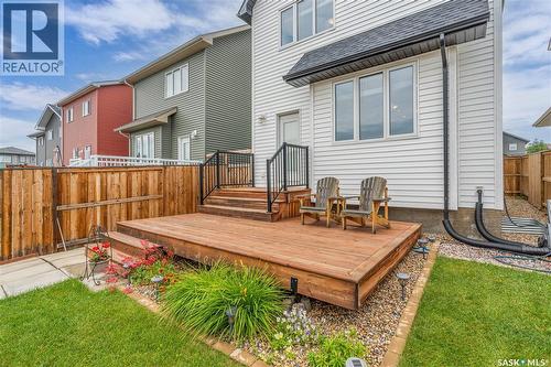 219 Newton Link, Saskatoon, SK - Outdoor With Deck Patio Veranda With Exterior