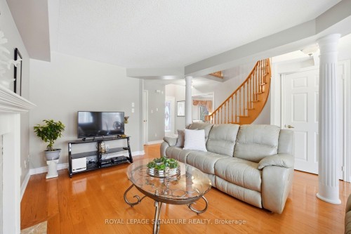 52 Durham Street, Halton Hills, ON - Indoor Photo Showing Living Room With Fireplace