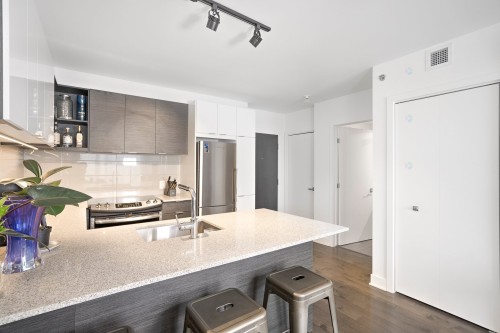 Kitchen - 807-1800 Boul. René-Lévesque O., Montréal (Ville-Marie), QC - Indoor Photo Showing Kitchen With Upgraded Kitchen