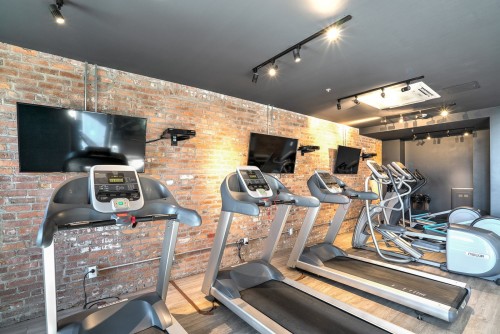 Exercise Room - 807-1800 Boul. René-Lévesque O., Montréal (Ville-Marie), QC - Indoor Photo Showing Gym Room