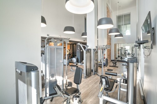 Exercise Room - 807-1800 Boul. René-Lévesque O., Montréal (Ville-Marie), QC - Indoor Photo Showing Gym Room