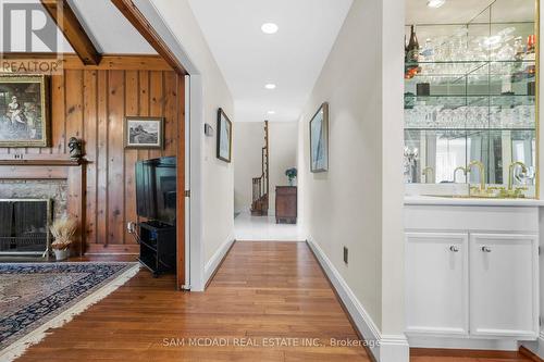 1690 Sherway Drive, Mississauga, ON - Indoor Photo Showing Other Room With Fireplace